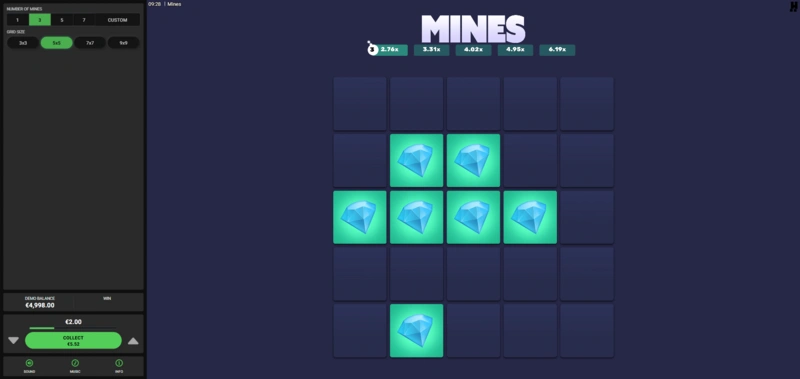 Mines game casino